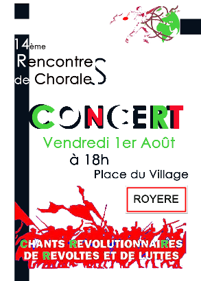 Concert Chorales Revolutionnaires 2014 Vig